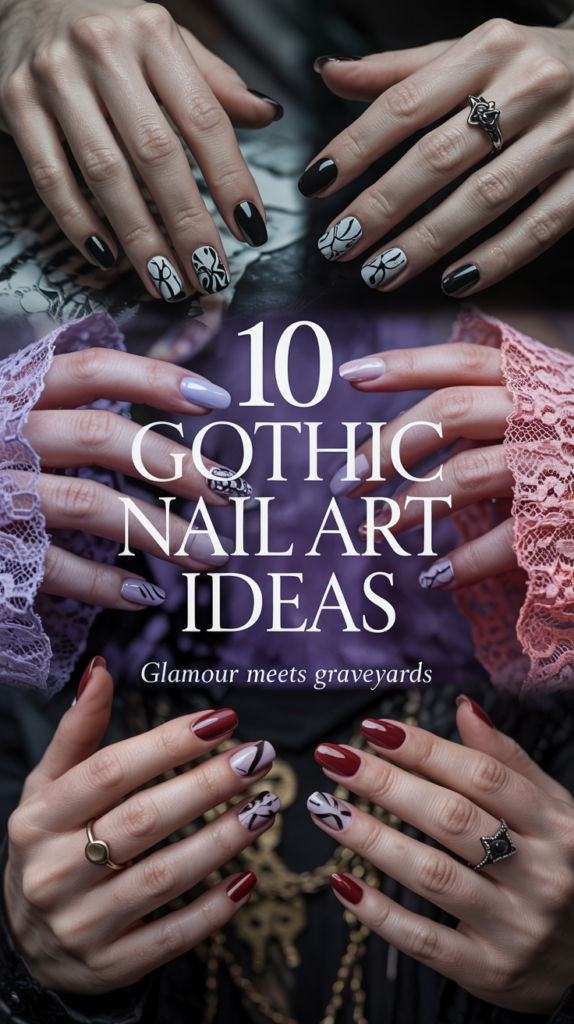 Gothic Nail Art Ideas