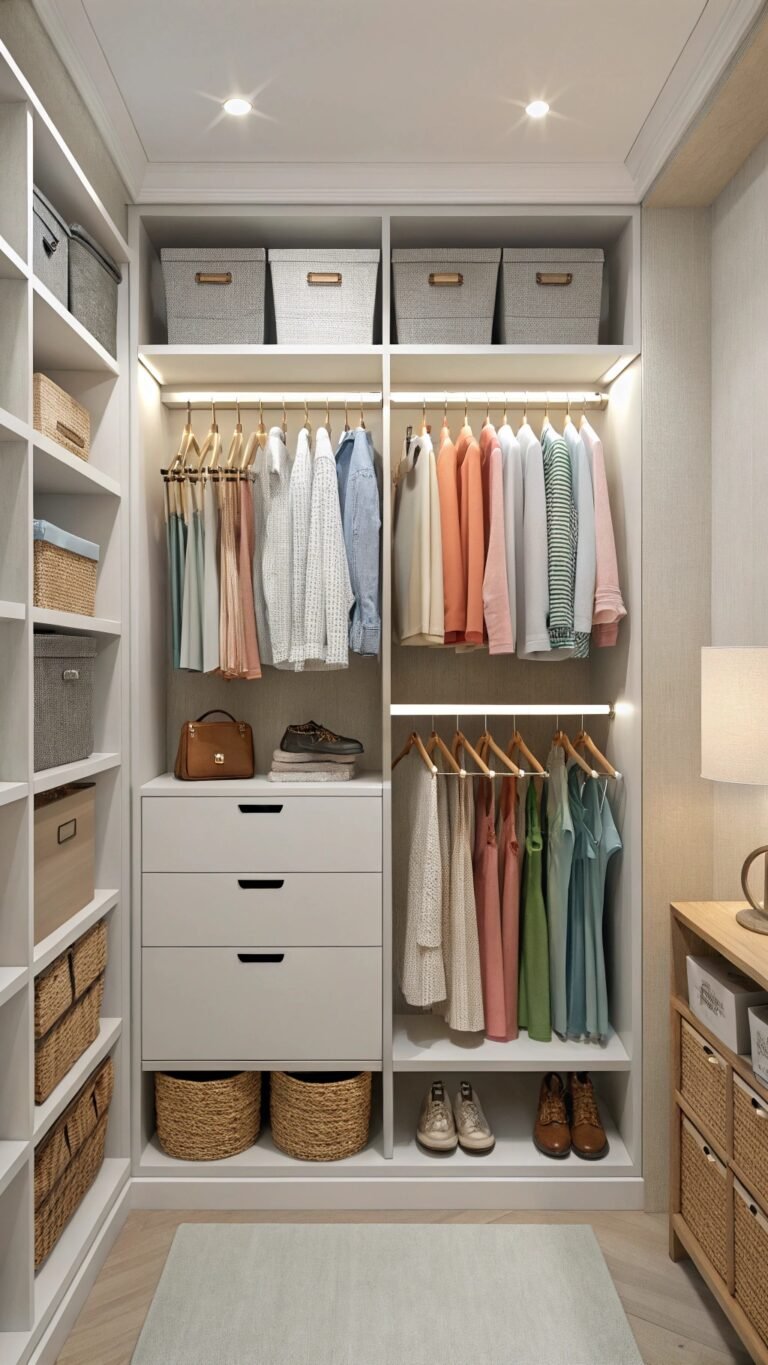 Closet Organization: 19 Proven Ideas That Make Space, Save Time, and Look Beautiful