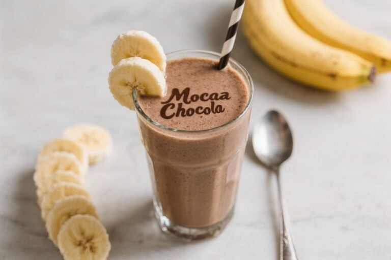 This Banana Mocha Smoothie Is Basically a Coffeehouse Milkshake (Without the Sugar Crash)