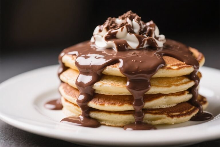 Hot Chocolate Pancakes That Taste Like a Snow Day You Can Schedule