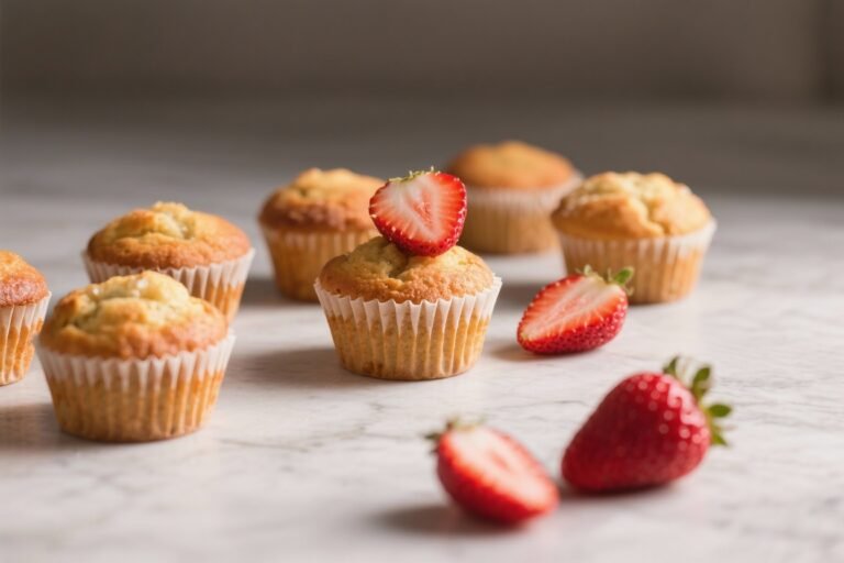 Bakery-Style Strawberry Muffins That Taste Like Summer (Without the Sugar Crash)