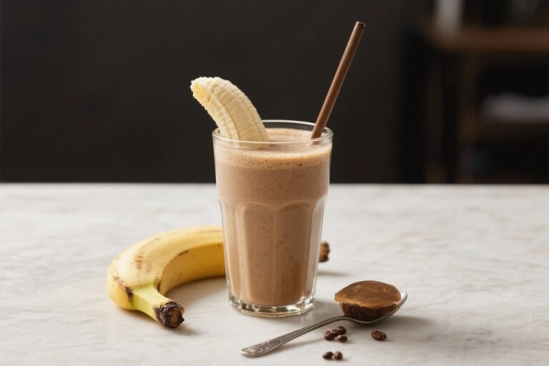 Banana Protein Coffee Smoothie: The 60-Second Breakfast That Hits Like a Latte and Lifts Like a Deadlift