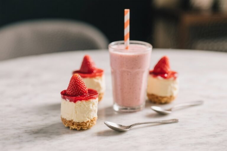 Mini Strawberry Cheesecake Smoothie Shots Recipe: The 60-Second Party Trick Everyone Will Beg You For