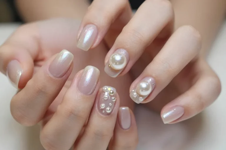 22 Pearl Nails Ideas So Pretty You’ll Keep Staring At Your Hands