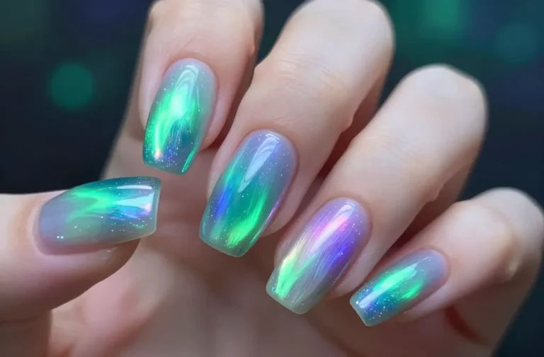 30 Aurora Nails That’ll Make Your Selfie Camera Work Overtime