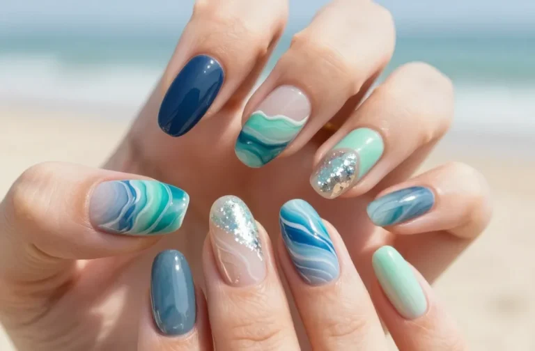 27 Ocean Nails You’ll Want For Your Next Beach Getaway
