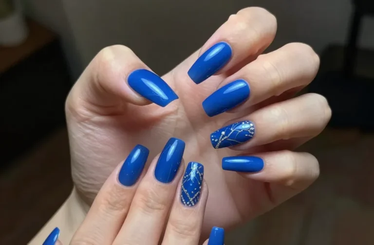 32 Blue Wedding Nails That’ll Make Your Photos Go Viral