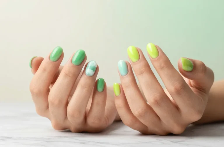 23 Green Aura Nails That Look Luxe and Glow Effortlessly