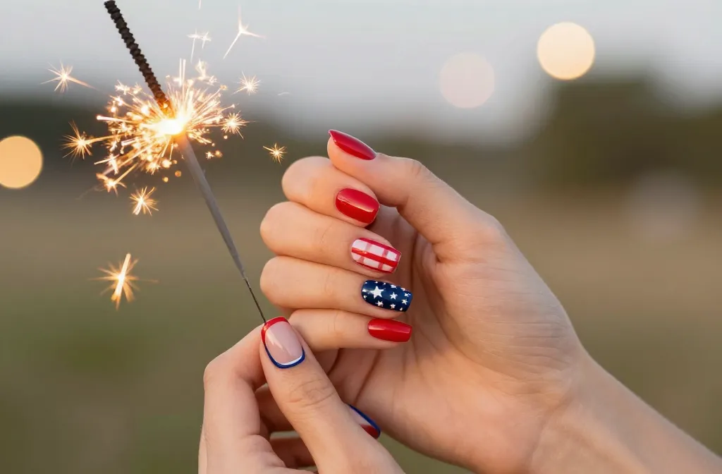 26 Simple 4th of July Nails for Easy Patriotic Glam