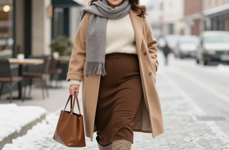21 Plus Size Outfits for Winter That Turn Heads