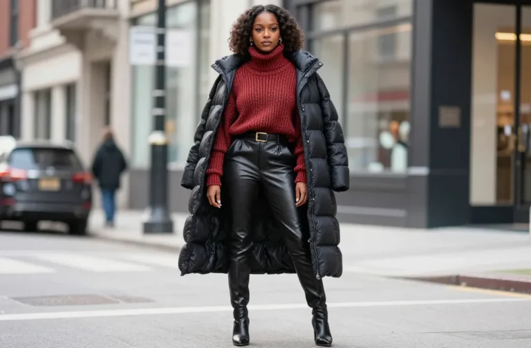 Slay with 27 Outfits for Black Girl Winter Ideas