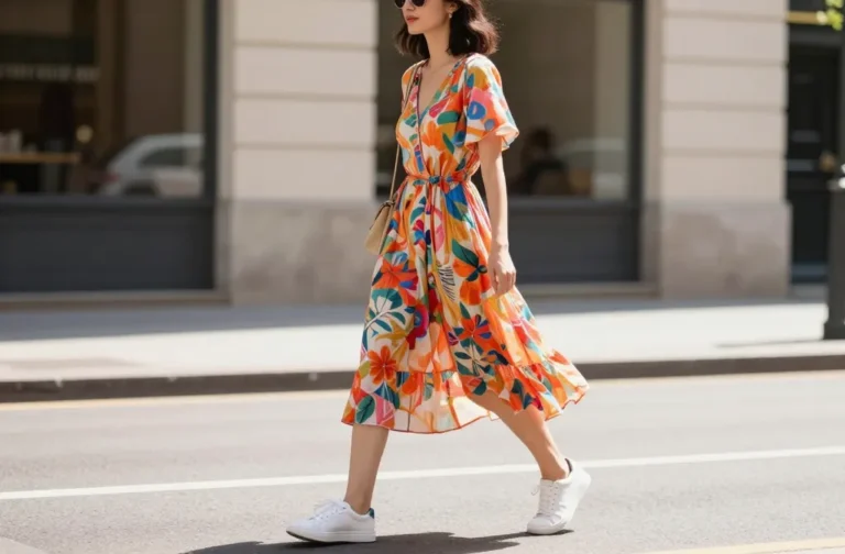 Forget Heels! 27 Summer Dress Ideas with Sneakers