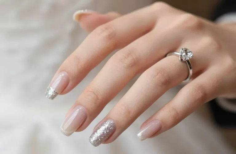 28 Wedding Nails Glitter You'Ll Adore!