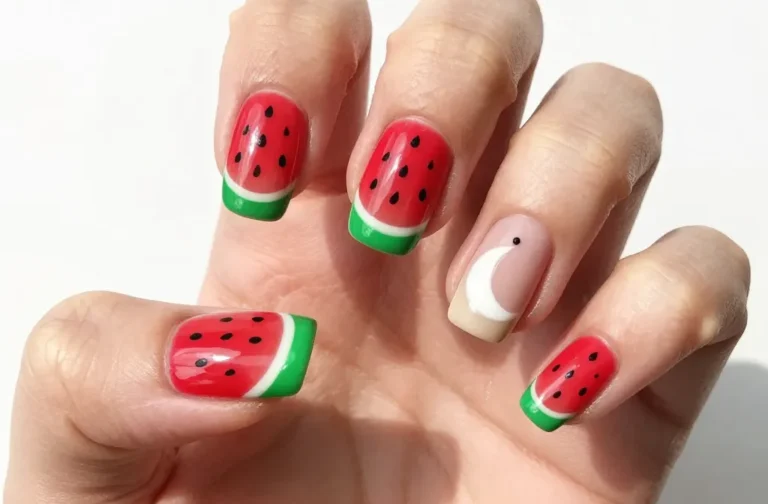 35 Watermelon Nails: Summer Nail Art Gems