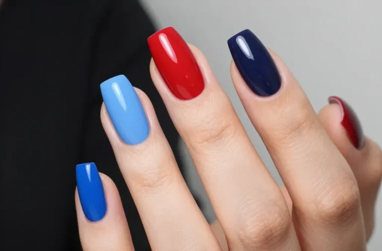 35 Red and Blue Nails: Bold, Fun Manicure Ideas