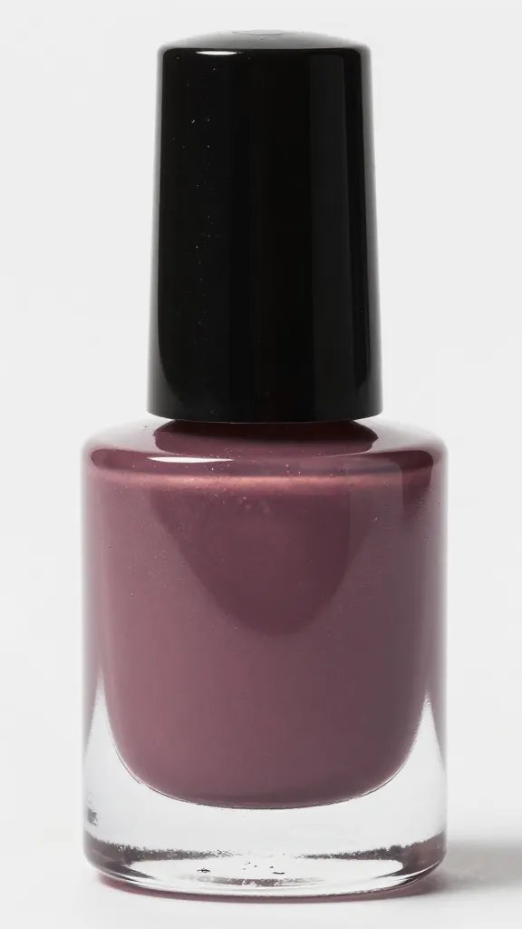 Nail polish bottle, elegant closeup.