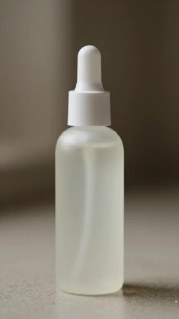 Single nail dehydrator bottle, focused.