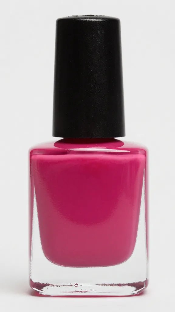 Single gel polish bottle, vibrant color.