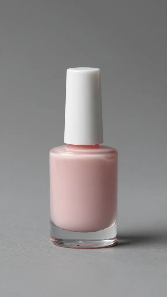 Single bottle, nail polish remover, studio setup.