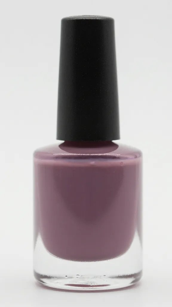 Closeup of single acetone nail polish bottle