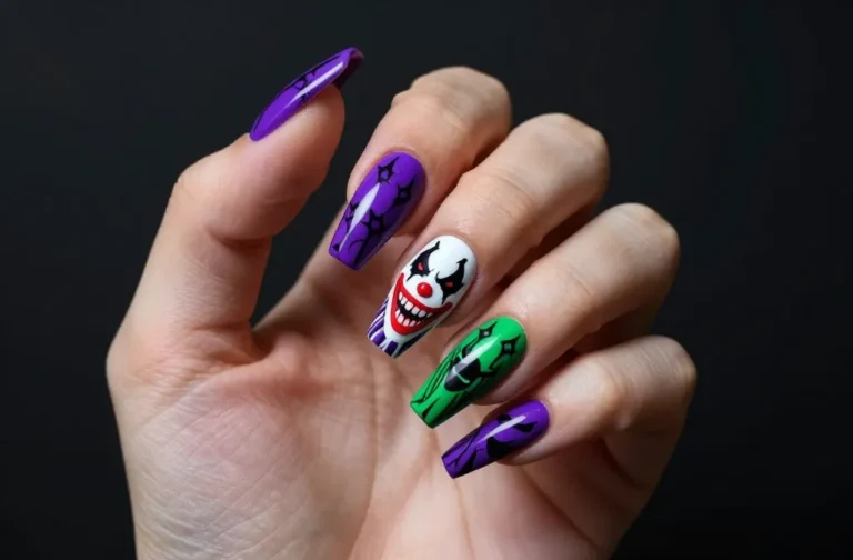 Your New Obsession 32 Joker Nails!
