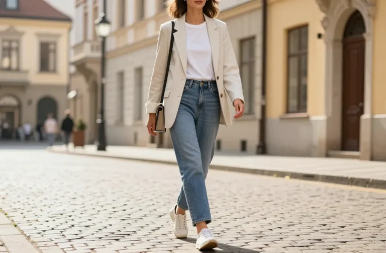 Chic & Comfy 22 Spring Outfits with Jeans for City Sightseeing