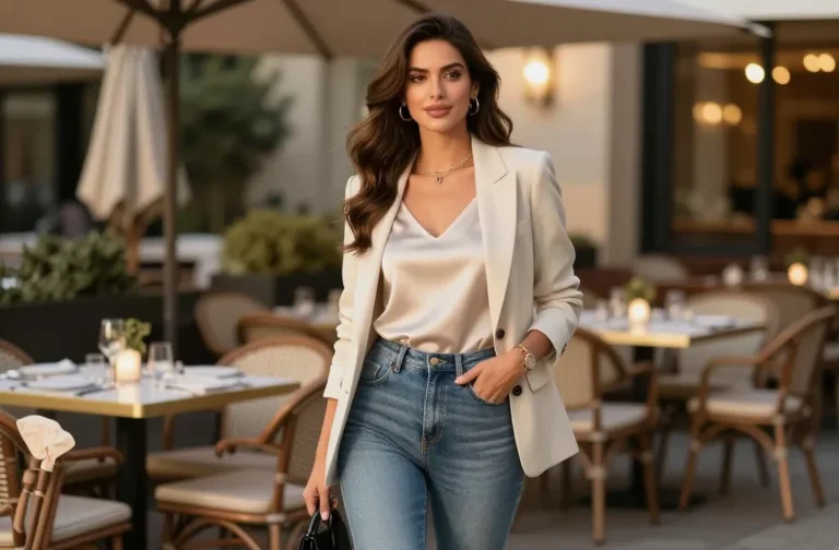 Wow Him! 27 Spring Outfits with Jeans for Dinner Dates