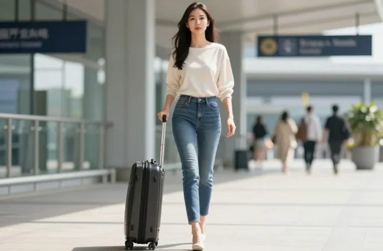 25 Spring Outfits with Jeans for Travel and Airports!