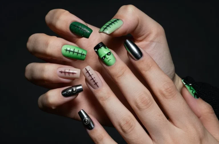Obsessed with 37 Frankenstein Nails