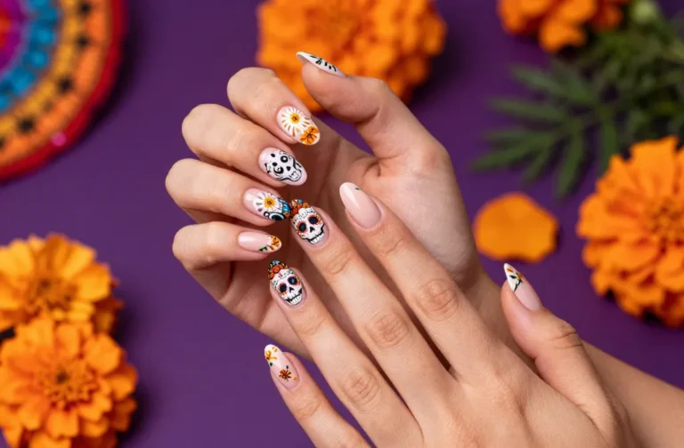 Ditch Basic: 29 Day of the Dead Nails