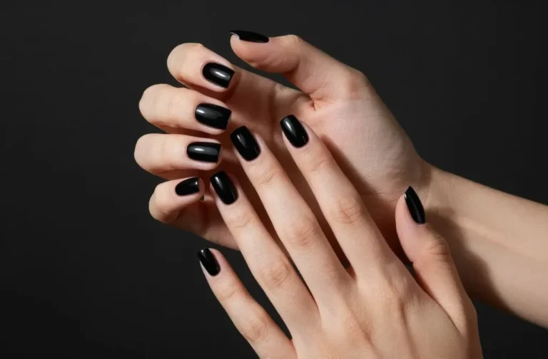 26 Black Nails Acrylic Designs to Die for