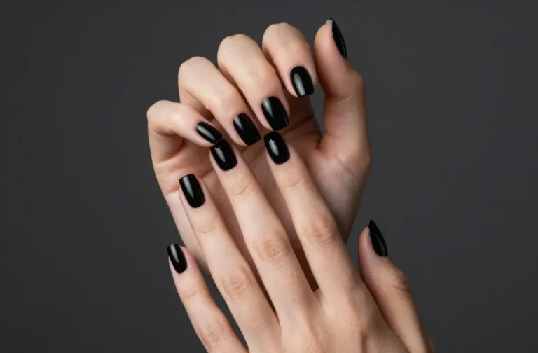 23 Black Acrylic Nails That Scream Confidence