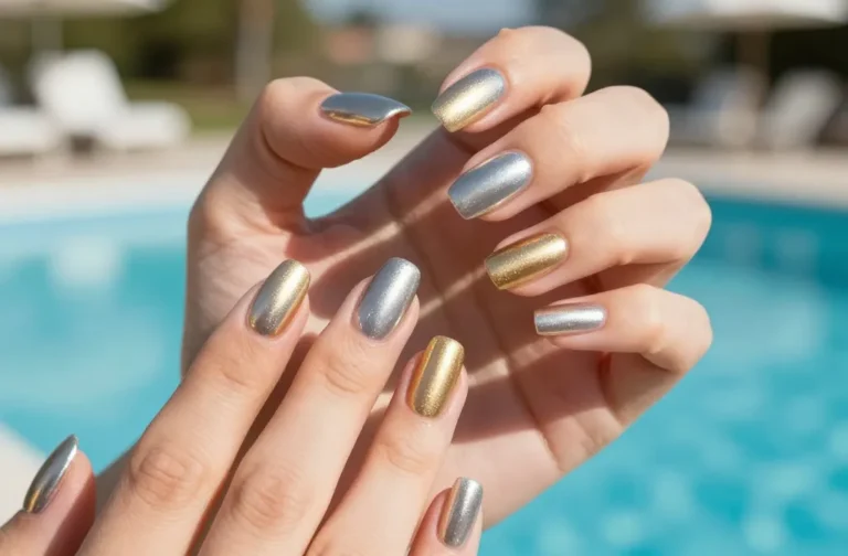 Turn Heads with 21 Summer Chrome Nails