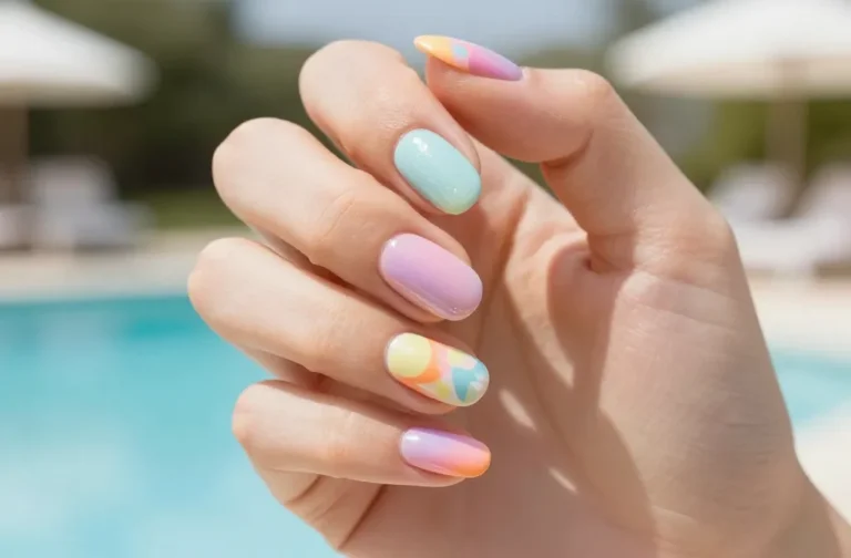 Get Compliments! 20 Summer Oval Nails