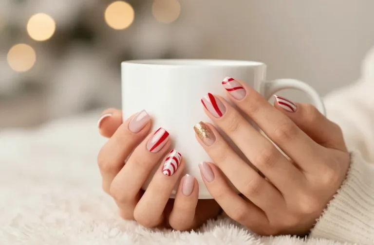 Stress-Free 22 Simple Christmas Nails