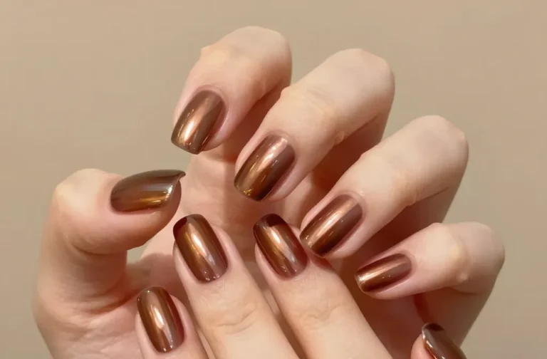 Revolutionize Your Mani with 19 Brown Chrome Nails