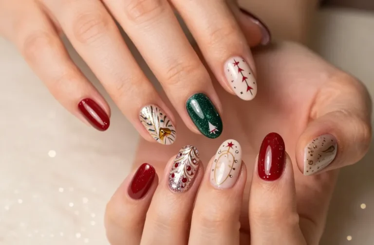 21 Christmas Gel Nails You'Ll Obsess Over!