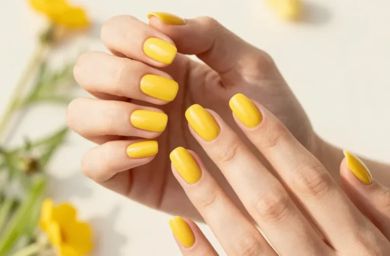 Glow Up with 19 Yellow Spring Nails