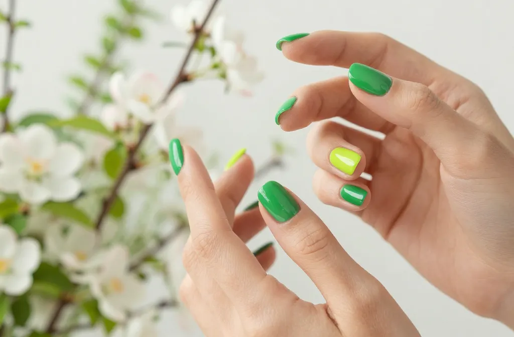 Get Obsessed 20 Green Spring Nails