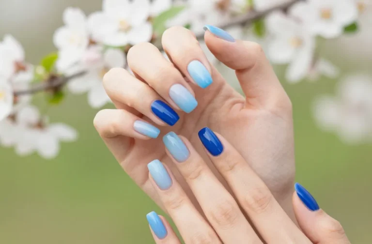 Obsess Over These 21 Blue Spring Nails