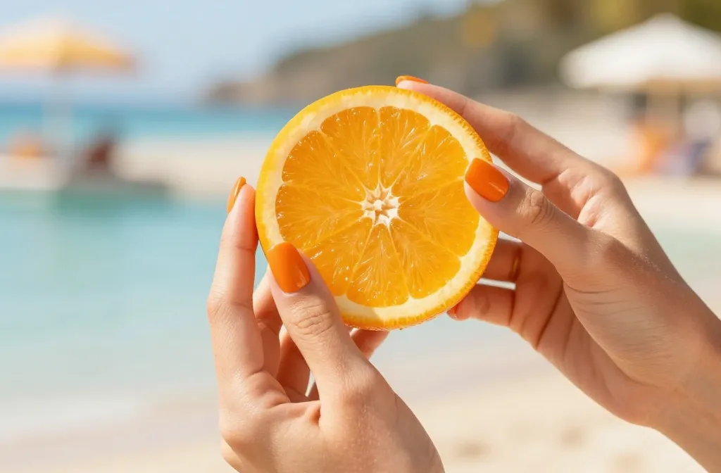 Glow Up! 18 Orange Summer Nails You'Ll Love