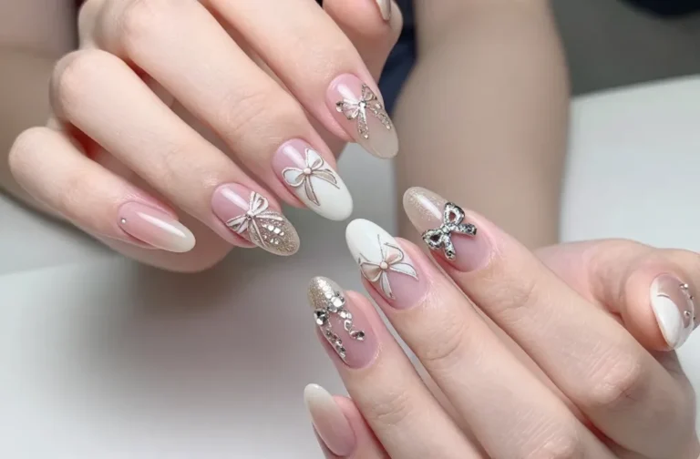 Obsessed with These 17 Nails Bow Ideas!