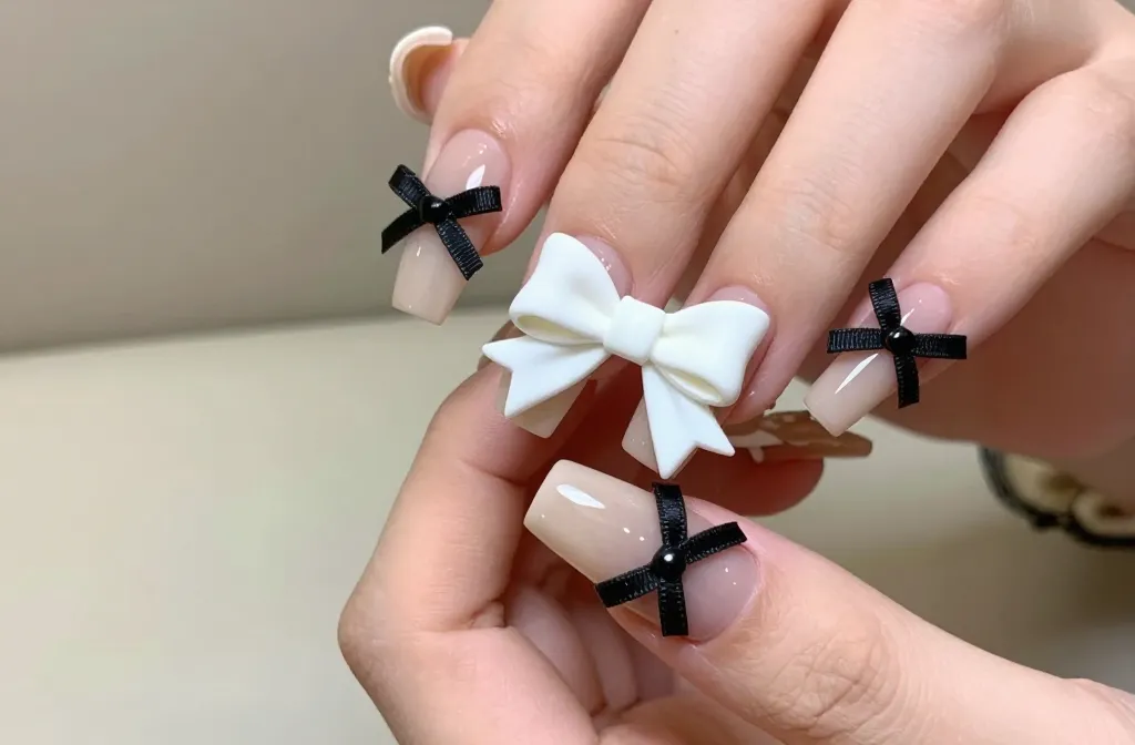 Omg! These 21 Bow Nails!