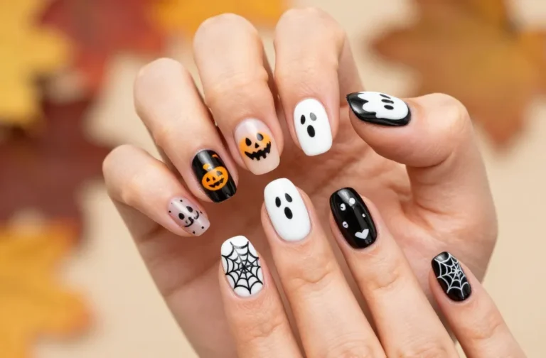 Your Fave 19 Cute Halloween Nails Are Here!