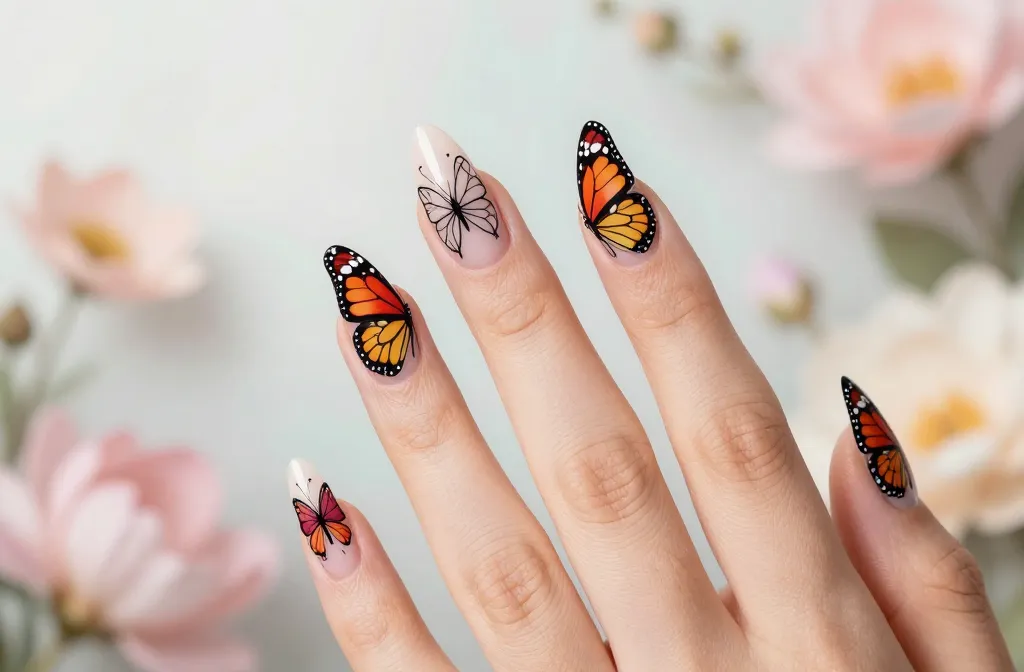 20 Butterfly Nail Art to Turn Heads!