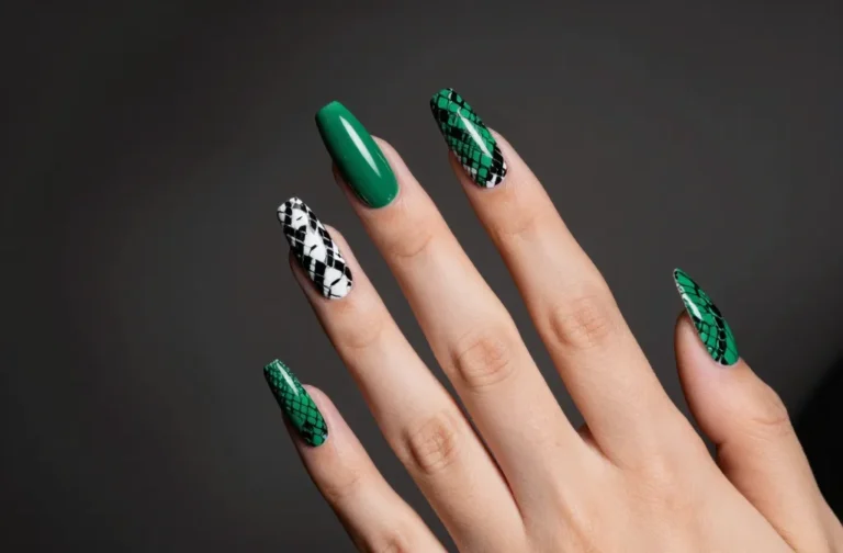 Slay with These 22 Snake Print Nails