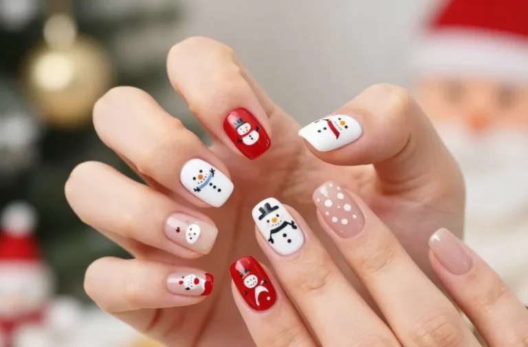 Your New Obsession Is 16 Snowman Nails Design