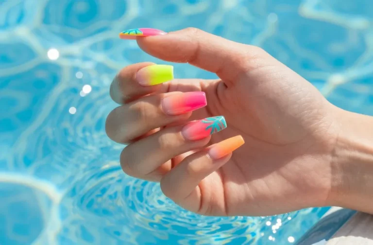 Poolside Perfection with 20 Spring Break Nails!