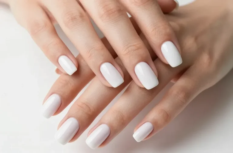 Not Basic 15 White French Tip Nails