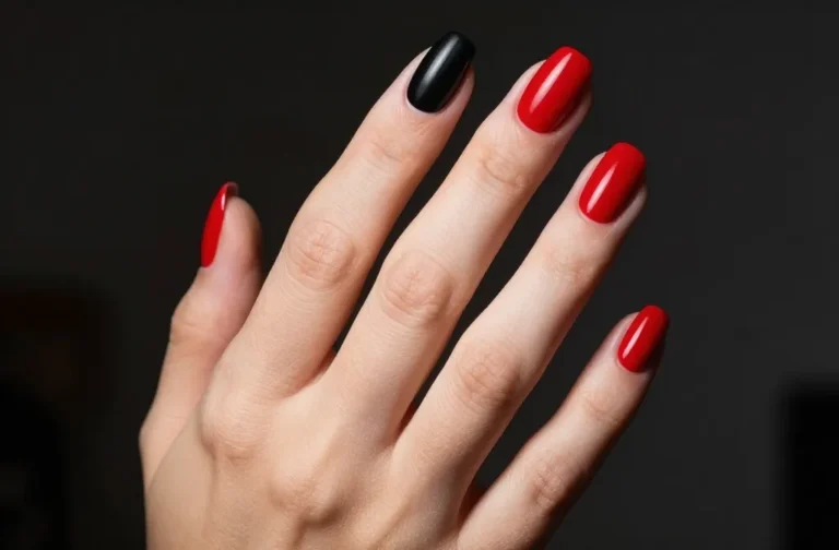 Unleash Your Edge with 22 Red and Black Nails